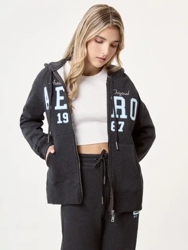 POLERA MANGA LARGA ALGODÓN MUJER AERO MEL - 1