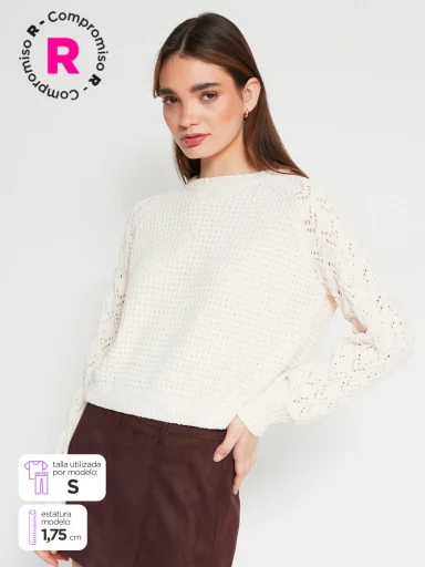 SWEATER MANGA LARGA MUJER INDEX CONSU - 1