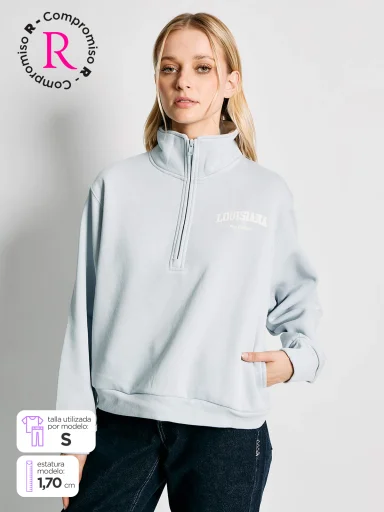 POLERA MANGA LARGA ALGODÓN MUJER INDEX MALIBU - 1