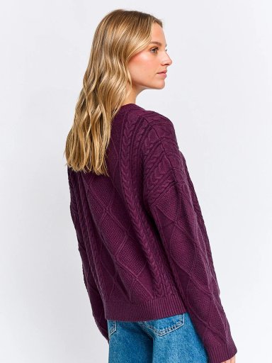 SWEATER MUJER INDEX CABLES - 2