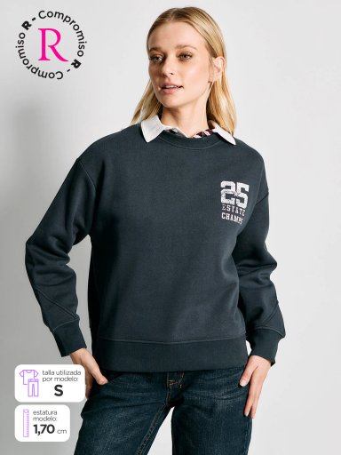 POLERA MANGA LARGA ALGODÓN MUJER INDEX TORTA - 1