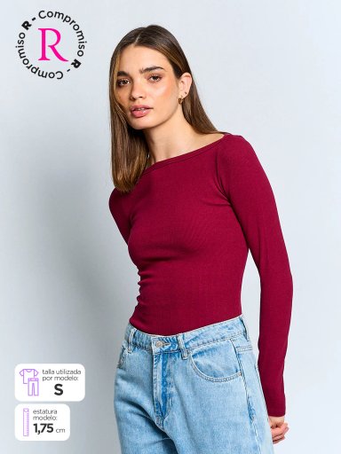 POLO MANGA LARGA MUJER INDEX BOTE - 1