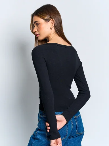 POLO MANGA LARGA MUJER INDEX BOTE - 2