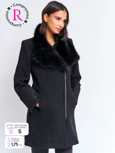 ABRIGO MUJER TATIENNE LARGO ELOJ - 1