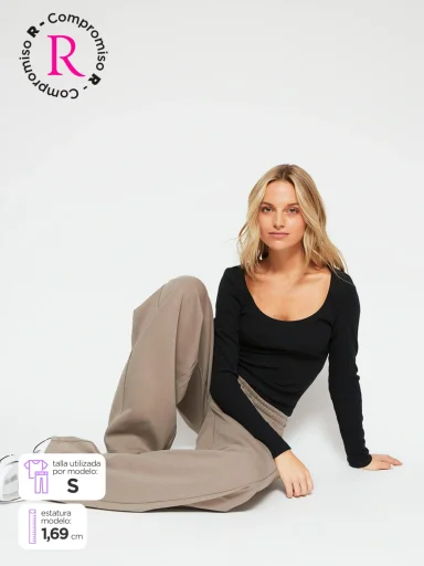 PANTALÓN DE BUZO MUJER INDEX BALLOON - 1