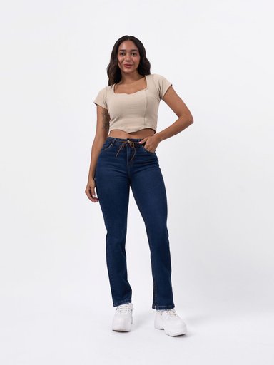 JEAN RECTO MUJER MACHINE FRANCHE - 1