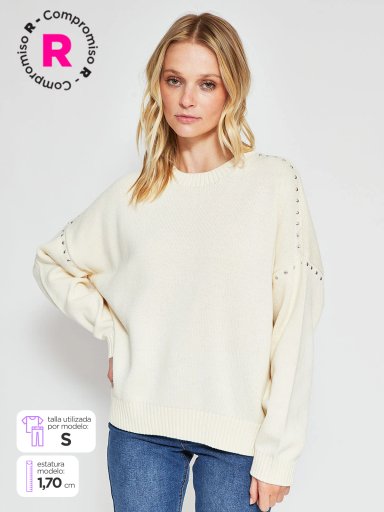 SWEATER MUJER BARBADOS TACHAS - 1
