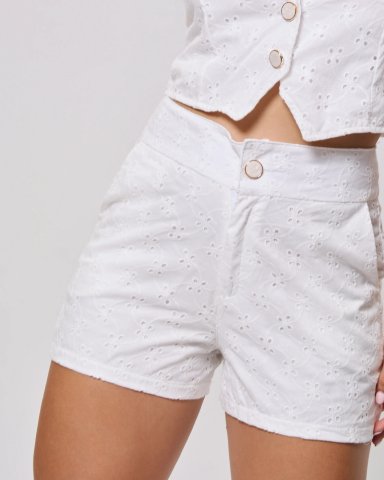 SHORT ALGODÓN MUJER ALEJANDRA BAIGORRIA BRODERY ADEL - 3