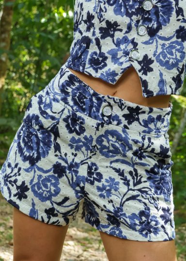 SHORT ALGODÓN MUJER ALEJANDRA BAIGORRIA BRODERY ADEL - 3