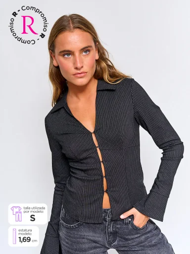 BLUSA MANGA LARGA MUJER INDEX ECINTU - 1