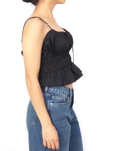 TOP ALGODÓN MUJER KAYRA POBLET PERFECT FIT CROP LIGAS - 2