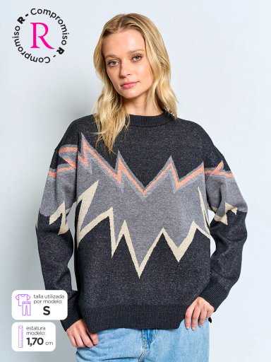 SWEATER MUJER BARBADOS TIGRE - 1