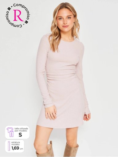 VESTIDO CORTO MUJER INDEX FRUNCE - 1