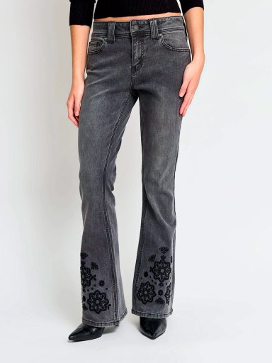 JEANS ALGODÓN REGULAR MUJER INDEX BORDA - 2