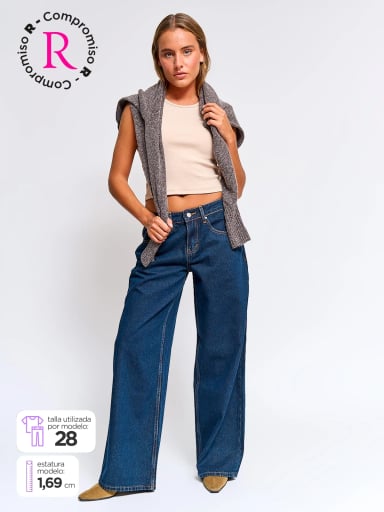 JEANS REGULAR MUJER INDEX WIDE - 1