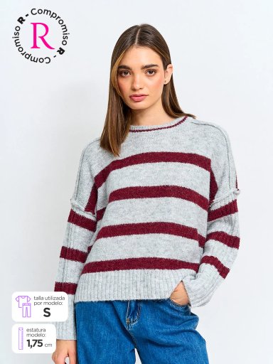 SWEATER MANGA LARGA MUJER INDEX BAKAN - 1