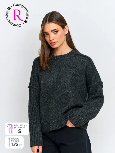 SWEATER MANGA LARGA MUJER INDEX BAKAN - 1