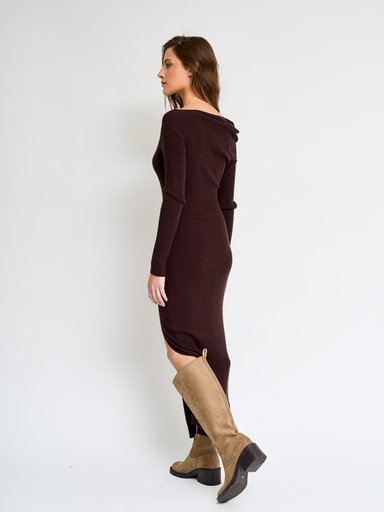 VESTIDO LARGO MUJER INDEX RIB - 3
