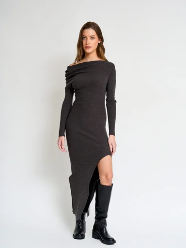 VESTIDO LARGO MUJER INDEX RIB - 2