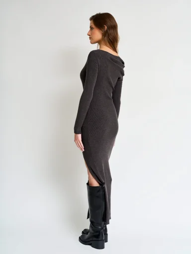 VESTIDO LARGO MUJER INDEX RIB - 3