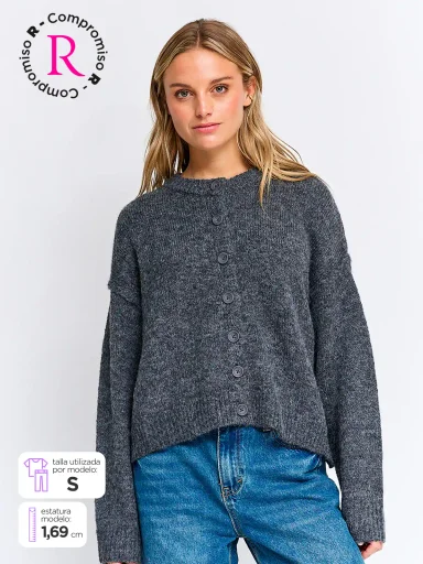 CARDIGAN MUJER INDEX BAKAN - 1