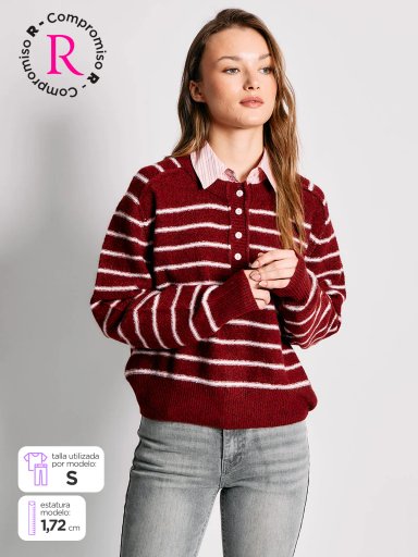 SWEATER MANGA LARGA MUJER INDEX CARLA - 1
