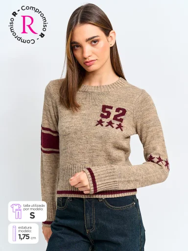 SWEATER MANGA LARGA MUJER INDEX NÚMERO - 1