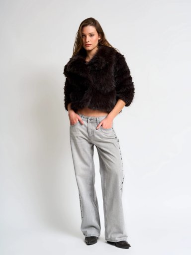 CASACA MUJER INDEX CORTA PELU - 4