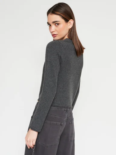 SWEATER MANGA LARGA MUJER INDEX BOTONES - 2