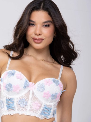 BUSTIER MUJER GLAM BY ALEJANDRA BAIGORRIA ROSE S103943D - 4