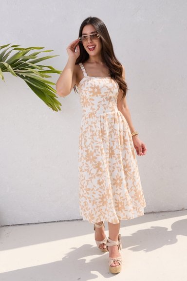VESTIDO ALGODÓN MUJER METAL JEANS LINO PRISCILA - 1