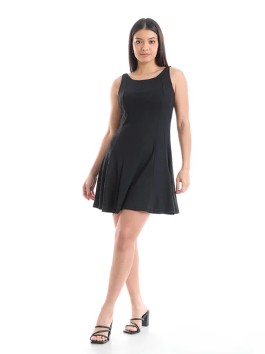 VESTIDO CORTO MUJER METAL JEANS RIB ESMERALDA - 2