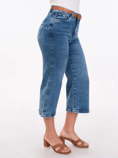 JEANS ALGODÓN CROPPED FLARE MUJER METAL JEANS MARISOL - 3