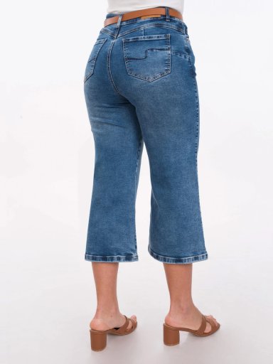 JEANS ALGODÓN CROPPED FLARE MUJER METAL JEANS MARISOL - 5