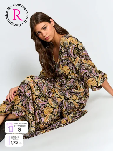 VESTIDO LARGO MUJER TATIENNE ERNIE - 1