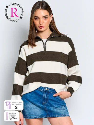 SWEATER MANGA LARGA MUJER INDEX FESOL - 1