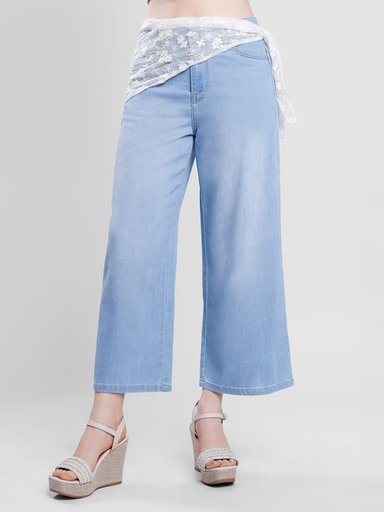 JEANS ALGODÓN CULOTTE MUJER KANSAS LUCIANA - 1