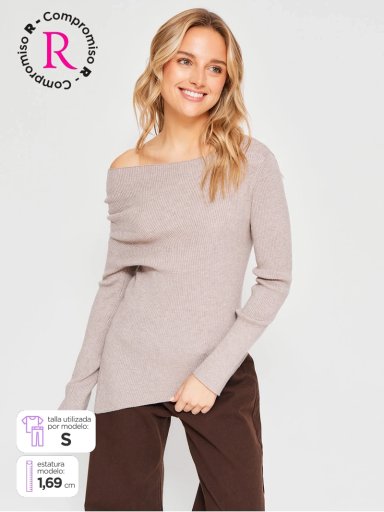POLO MANGA LARGA MUJER INDEX ASIMETRIC - 1