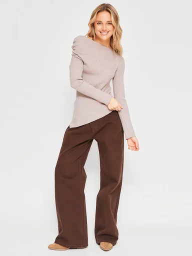 POLO MANGA LARGA MUJER INDEX ASIMETRIC - 6