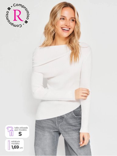 POLO MANGA LARGA MUJER INDEX ASIMETRIC - 1