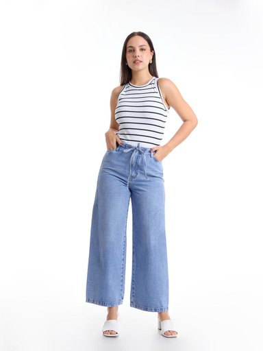 JEANS ALGODÓN STRAIGHT MUJER METAL JEANS ITAMAR - 1