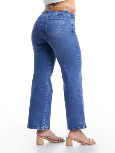 JEANS ALGODÓN WIDELEG MUJER METAL JEANS CORONA - 4