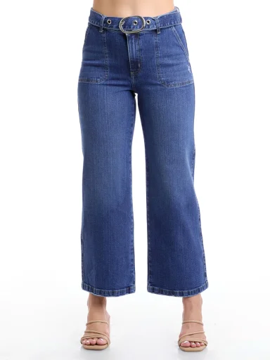 JEANS ALGODÓN STRAIGHT MUJER METAL JEANS PASARELA - 2