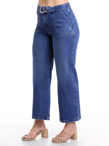 JEANS ALGODÓN STRAIGHT MUJER METAL JEANS PASARELA - 3