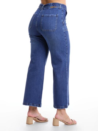 JEANS ALGODÓN STRAIGHT MUJER METAL JEANS PASARELA - 5