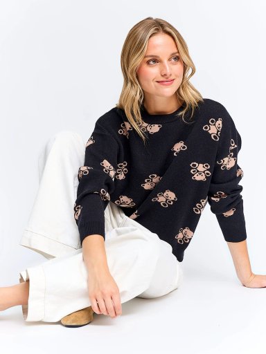 SWEATER MUJER INDEX GATO - 4