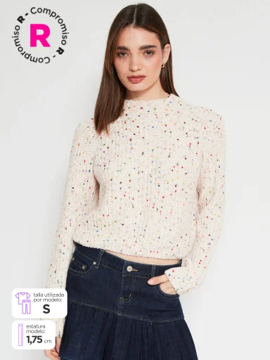 SWEATER MANGA LARGA MUJER INDEX ERB - 1
