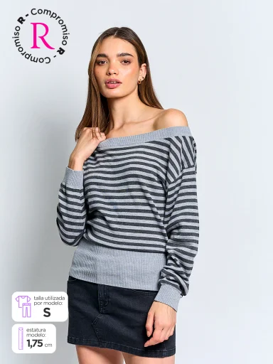 SWEATER MANGA LARGA MUJER INDEX EHOM - 1