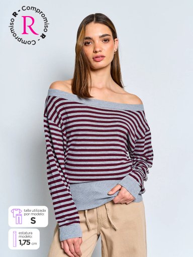 SWEATER MANGA LARGA MUJER INDEX EHOM - 1
