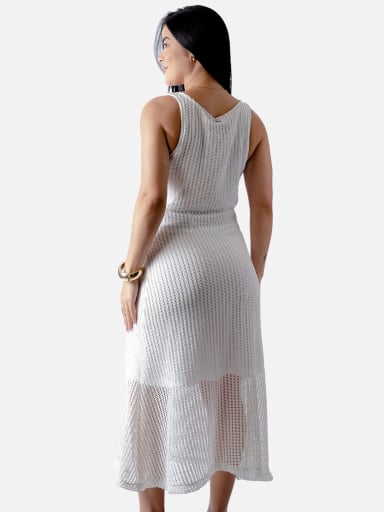 VESTIDO LARGO MUJER BLACKOUT - 4